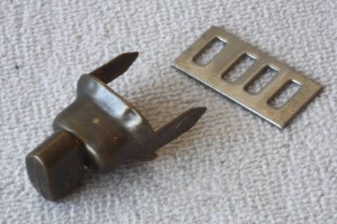 Drehverschluss - Wirbelschloss Altmessing 351 - Bild: a2